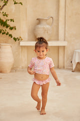 BILLIE -kids bikini rashie pink