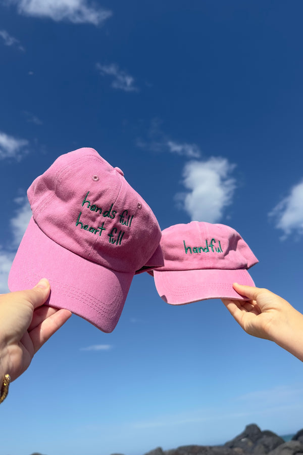 Heart full Adults Cap - Pink