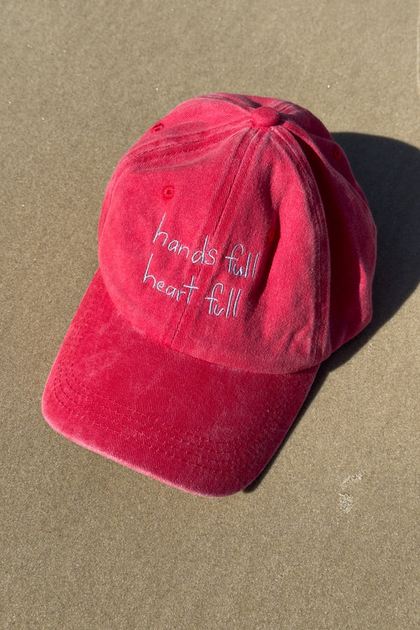 Heart full Adults Cap - Watermelon